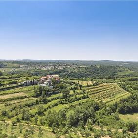 4 Bedroom Luxury Villa Retreat with Heated Infinity Pool near Buje, Sleeps 8-10